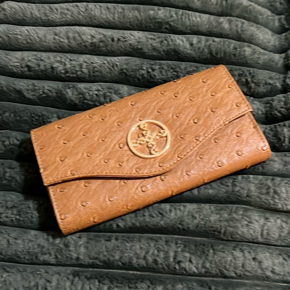 Stauer Brown Leather Wallet. NWOT.